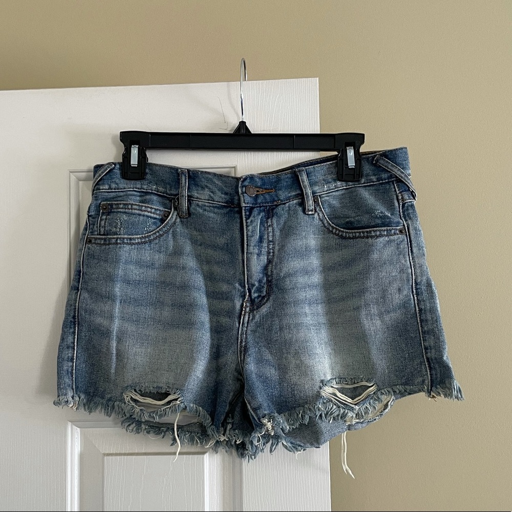 Free people denim shorts